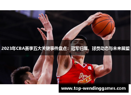 2023年CBA赛季五大关键事件盘点：冠军归属、球员动态与未来展望